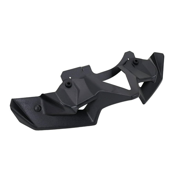 Alerón delantero para motocicleta, montaje de plástico, alerones dinámicos de alta velocidad Negro