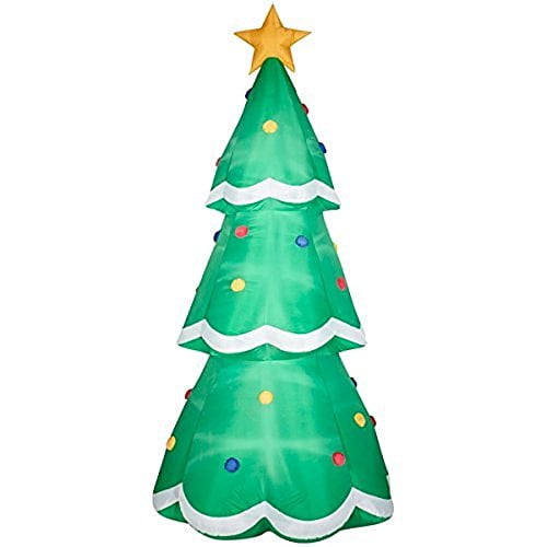 Airblown Inflatable Christmas Tree Giant 10ft Tall By Gemmy Industries Walmart Com