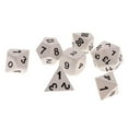 thumbnail image 1 of 7 Piezas D4-D20 Dados para Juegos de Mazmorras y Dragones Juegos de RPG Blanco, 1 of 9