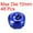 Dark Blue, variant on 10mm Jingle Bells Craft Bells Carbon Steel Electroplating Purple 48 Pack