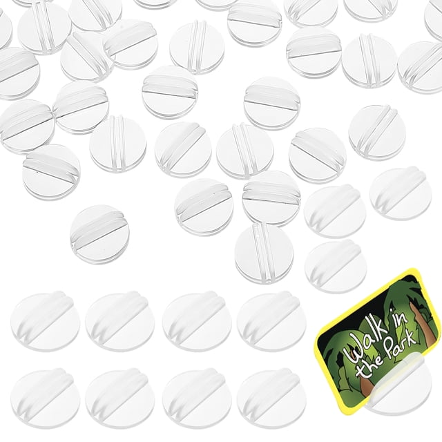 Milisten 50pcs Paper Board Card Holders Game Card Stands Playing Card Holders for Adults