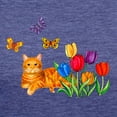 thumbnail image 3 of CafePress - Orange Cat In Tulips Womens Tri Blend T Shirt - Womens Tri-blend T-Shirt, 3 of 4