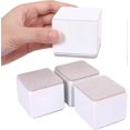 thumbnail image 1 of 5cm Furniture Elevators, 6cm Length Bed Elevators, Can Lift 5cm For Sofa, Bed And Wardrobe, White Square, 1 of 1