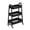 Black, variant on ZUNMOS 3 Tier Rolling Cart, Metal Utility Storage Cart with Lockable Wheels for Livingroom, Bathroom, Kitchen & Narrow Spaces, White
