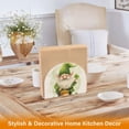 thumbnail image 5 of Leaves St-patrick's Day Gnome Napkin Holder for Table Clear Napkin Stand Paper Holder Acrylic Organizer Dispenser Napkins for Dinner Kitchen Restaurant Room, 5 of 8