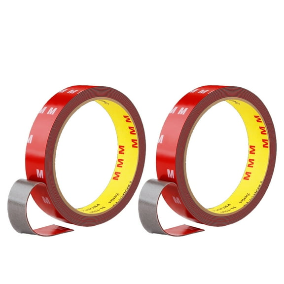 CCOCC 2Pcs Double Sided Tape,Double Sided Tape Heavy Duty,Heavy Duty Double Sided Tape,Red 10