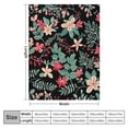 thumbnail image 4 of FUMJ Boho Floral Flannel Throw Blanket Super Soft Cozy Plush Blankets for Couch Bed Lightweight and Durable Suitable for All Seasons for Toddler/Pets, 4 of 6