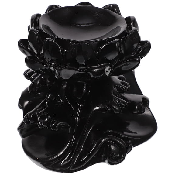 UPGRATOR Stand Black Resin Crystal Ball Holder Suitable for 6-8cm Ball 1Pcs