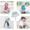 thumbnail image 5 of Sombrero para el sol ajustable para bebé, sombrero para nadar al aire libre para niños pequeños, sombrero para piscina, ala ancha, correa para la barbilla, sombrero para jugar en verano, 5 of 5