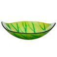 thumbnail image 2 of Eden Bath EB_GS18 Bathroom Green Leaf Shaped Tempered Glass Vessel Sink, 2 of 7