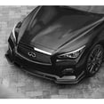 thumbnail image 5 of Stay Tuned Performance For 14-17 Infiniti Q50 Sport Painted Black Front Bumper Lip Spoiler Lip 3PCS, 5 of 6
