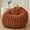 Burnt Orange, variant on XeGe Kids Fluffy Faux Rabbit Fur Bean Bag Chair Cover(No Filler), Luxury Plush Shaggy Wide Striped Stuffed Animal Storage Bean Bag, Fuzzy Furry Ribbed Beanbag Cover Kids Girls Teens Adult, Navy Blue