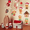 thumbnail image 3 of Decoración navideña con forma de pan de jengibre, 45 unidades, Fancy Land, 3 of 9