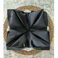 thumbnail image 2 of 8 Pack Cloth Table Napkins / Linens - 20 Inch x 20 Inch - Easy Care 100% Spun Polyester - Cotton Like Feel - Black, 2 of 2