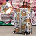 thumbnail image 4 of Yorkie Dog and Flower Florals Luggage Cover Fashion Suitcase Cover Baggage Covers Fit 25-28 Inch Luggage (Go Travel), 4 of 5