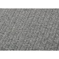 thumbnail image 3 of 2' x 4' Gray Handmade Braided Reversible Rectangular Area Throw Rug, 3 of 3