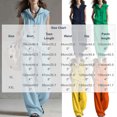 thumbnail image 3 of BRELIL Women's Two Piece Sets V Neck Sleeveless Hoodie Wide Leg Pants Casual Lounge Matching Sets Solid Boho Vacation Travel Outfits Loose Tracksuit, Green XL, 3 of 6