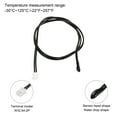 thumbnail image 3 of Uxcell 2 Pcs 50K NTC Thermal Sensor Probe, Epoxy Sensitive Temperature Sensor Probe 17.7 Inch Digital Thermometer Extension Cable Temp Sensor, 3 of 6