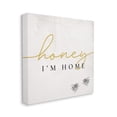 thumbnail image 3 of Stupell Industries Honey I'm Home Greeting Charming Bee Pun, 36 x 36,Design by Daphne Polselli, 3 of 5