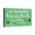 thumbnail image 2 of Creative Products St. Patrick's Day Kissing Booth 18x12 Canvas Wall Art, 2 of 4