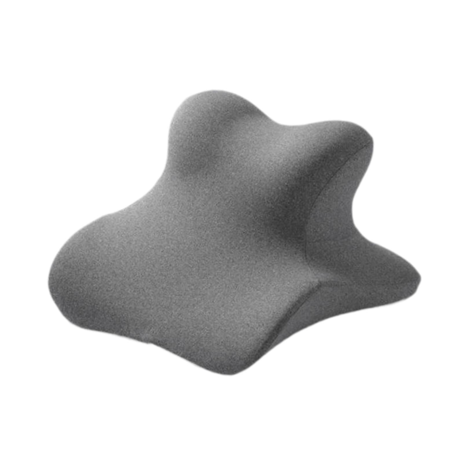 CoudarTitie Neck Support Wedge Pillow for Sitting And Lying Down Memory Foam for Home Office Gray