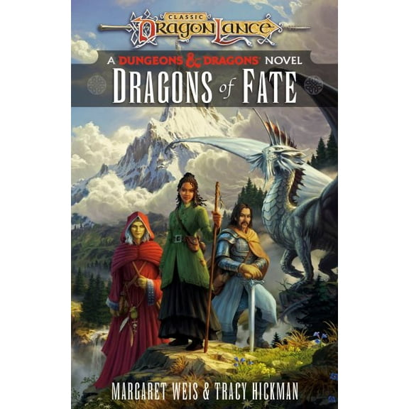 Pre-Owned Dragonlance Destinies Dragons of Fate: A Dungeons & Dragons Novel, (Paperback)