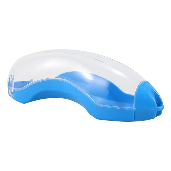 FELTECHELECTR Swim Goggle Case 1Pcs Rectangular Plastic for Swim Goggles and Cap Simple Design 7.66X2.16X2.16In
