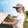 thumbnail image 5 of MKHSQHDG Today's Deals Three in 1 Summer for Cycling with Full Face Sun Gear for Outdoor Riding Ice Silk Sunscreen Face Full Face Cycling Sunshade Hat Integrated, 5 of 5