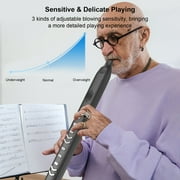 Dadypet Digital Electronic Wind Instrument Portable Synthesizer for Kids Adults Beginners 10 Tones, Adjustable Blowing Sensitivity