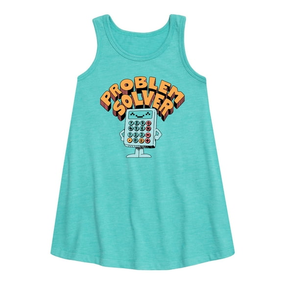 Instant Message - Problem Solver - Toddler & Youth Girls A-line Dress