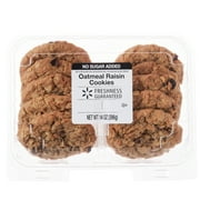 Freshness Guaranteed No Sugar Added Oatmeal Raisin Cookies, 14 oz, 10 Count