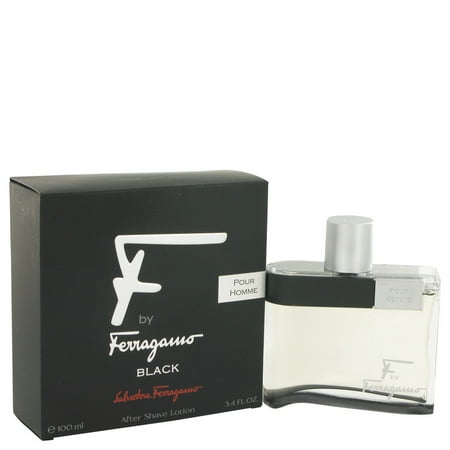F Black by Salvatore Ferragamo After Shave Lotion 3.4 oz for