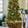 thumbnail image 3 of Home Heritage 1-1.75" Artificial Christmas Tree Rotating Metal Stand, Gold, 3 of 12