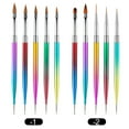 thumbnail image 3 of 5PCS Nail Liner Pen Kit for Drawing Lines Details Stripes Portable Nail Brushes with Different Sizes Nail Tool, 3 of 8