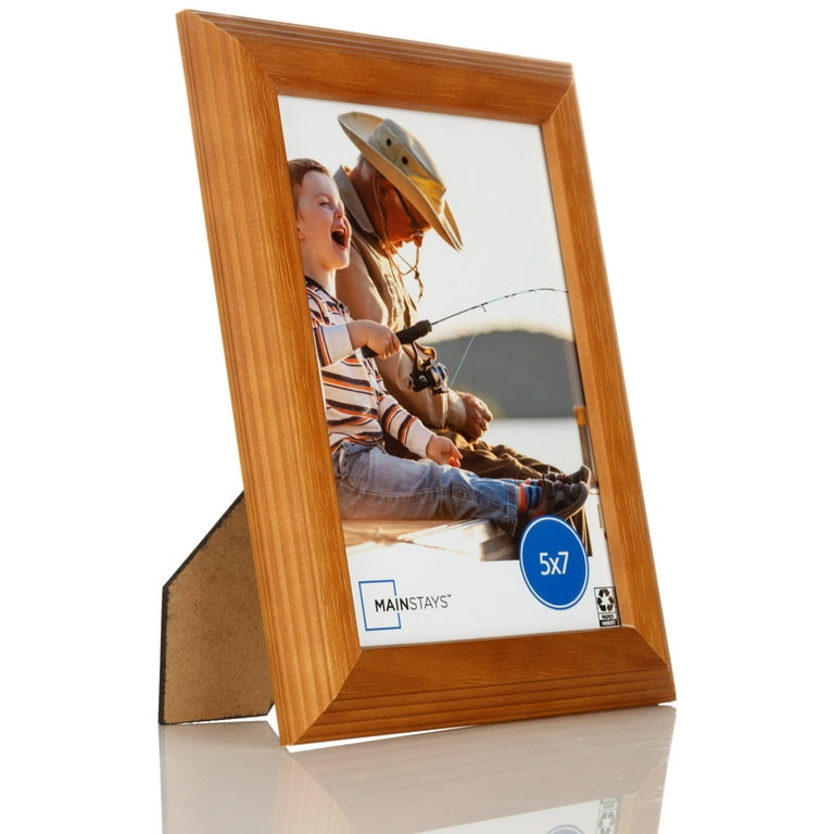 Wooden Picture Frame on Metal Easel, 5x7