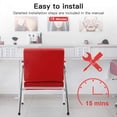 thumbnail image 4 of PayLessHere modern fashion auto recline black shampoo chair barber spa beauty salon,Red, 4 of 7
