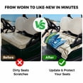 thumbnail image 4 of Golf Cart Seat Covers for 2 Seater,Beach Surfboard Microfiber Cart Seat Towel Blanket,Summer Sea Surfing Tropical Botanical Tree Absorbent NonSlip Bench Seats Protector for Golf Course 51"x31", 4 of 9