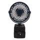 thumbnail image 1 of Ventilador Inalámbrico, Ventilador Inalámbrico De 5 Pulgadas, Ventiladores Eléctricos Pequeños Con Batería De Escritorio Recargable Con 2 Puertos De Carga USB(深蓝色), 1 of 8