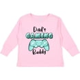 thumbnail image 3 of Inktastic Dad's Gaming Buddy- Aqua Controller Boys or Girls Long Sleeve Toddler T-Shirt, 3 of 5