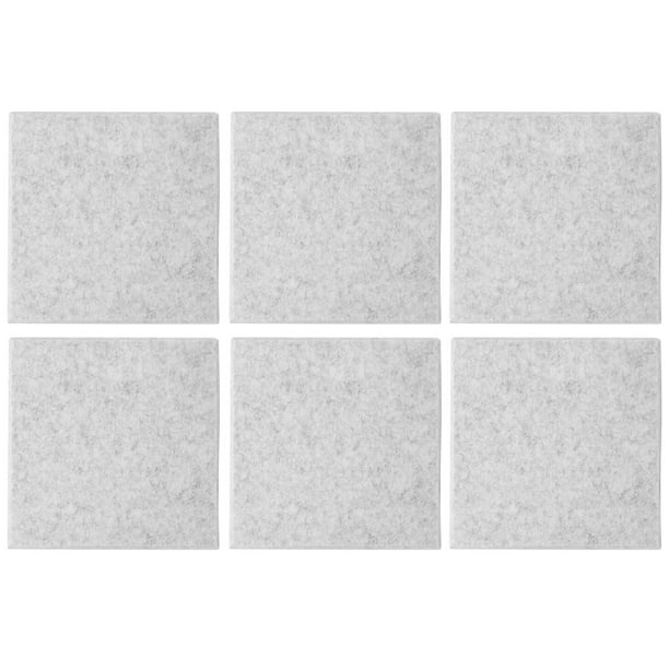 Absorción de sonido resistente al fuego, tablero de absorción acústica de 6 piezas, tablero de absorción acústica, panel insonorizado, diseño revolucionario