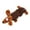 Brown Dog*, variant on Opolski Squeaky Dog Toys Pet Dog Puppy Cute Pig Duck Hippo Shape Plush Doll Interactive Playing Chew Toy