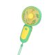 thumbnail image 1 of Ventilador de mano Yuarrent Dispositivo de enfriamiento recargable USB personal Verde, 1 of 6