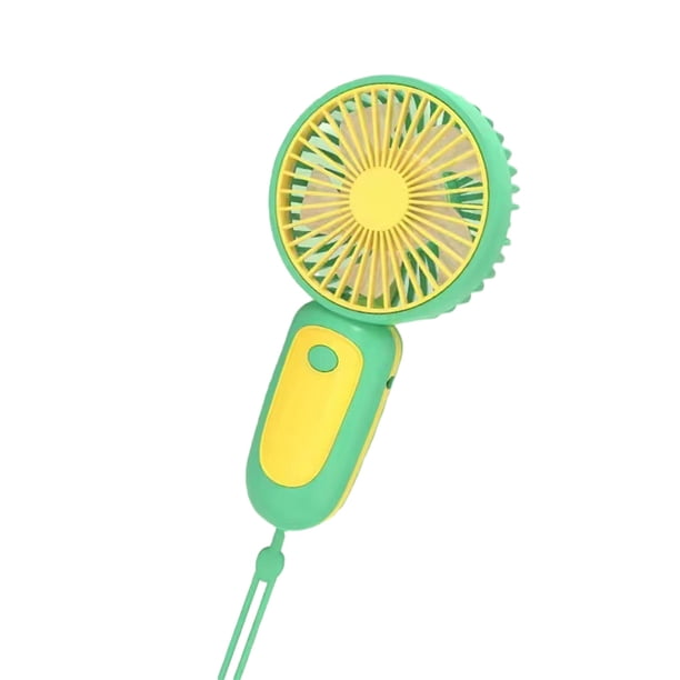 Ventilador de mano Yuarrent Dispositivo de enfriamiento recargable USB personal Verde