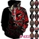 thumbnail image 2 of Sudadera con capucha con estampado 3D de samurái japonés, sudadera con personalidad, ropa de calle de hip hop, sudaderas con capucha estilo Harajuku para hombre, 2 of 5
