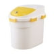 thumbnail image 2 of Contenedor de comida para perros y gatos, a prueba de humedad, con ruedas Amarillo L, 2 of 9