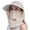 Beige, variant on UPF 50+ Men's and Women's Sun Fishing Hat, Wide Brimmed Hat with Detachable Face and Neck Cap/Purple