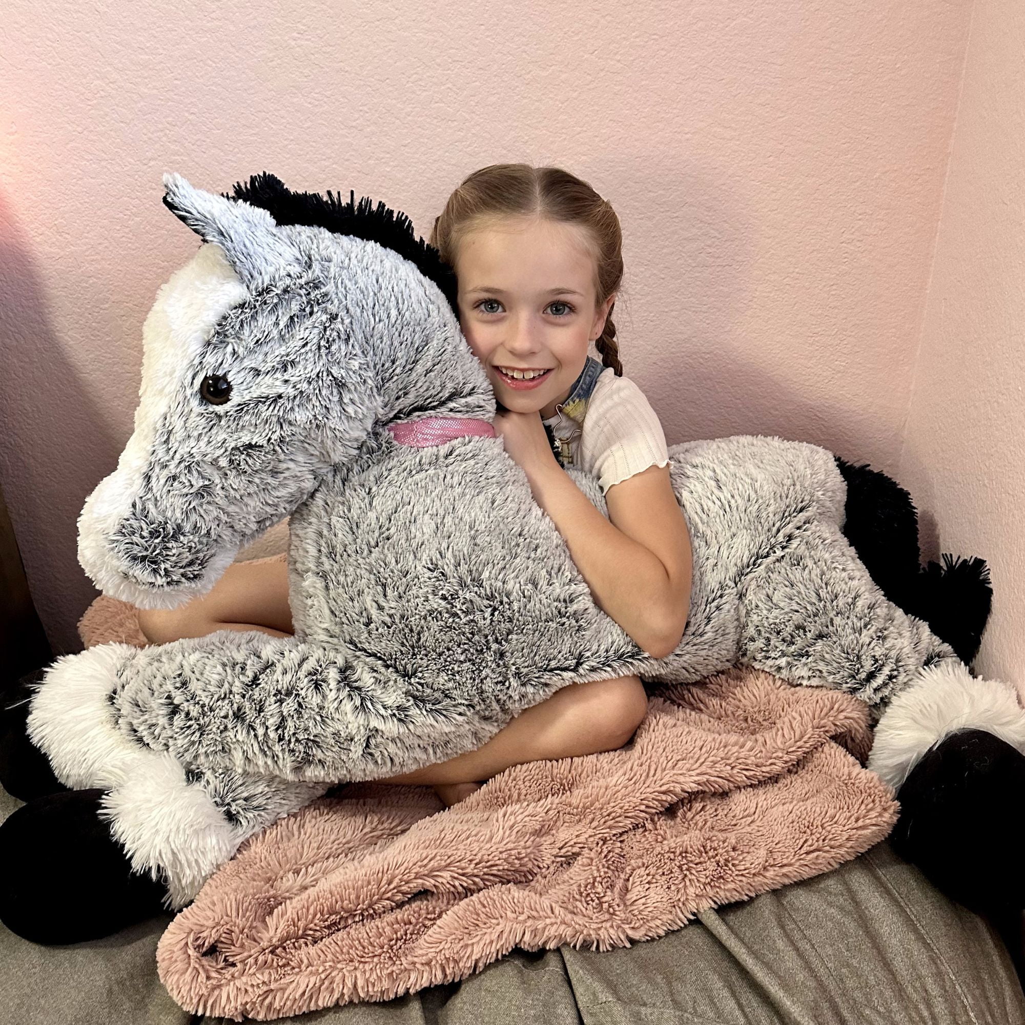 MaoGoLan 47" Giant Horse Stuffed Animal Large Stuffed Horse Plush Toy