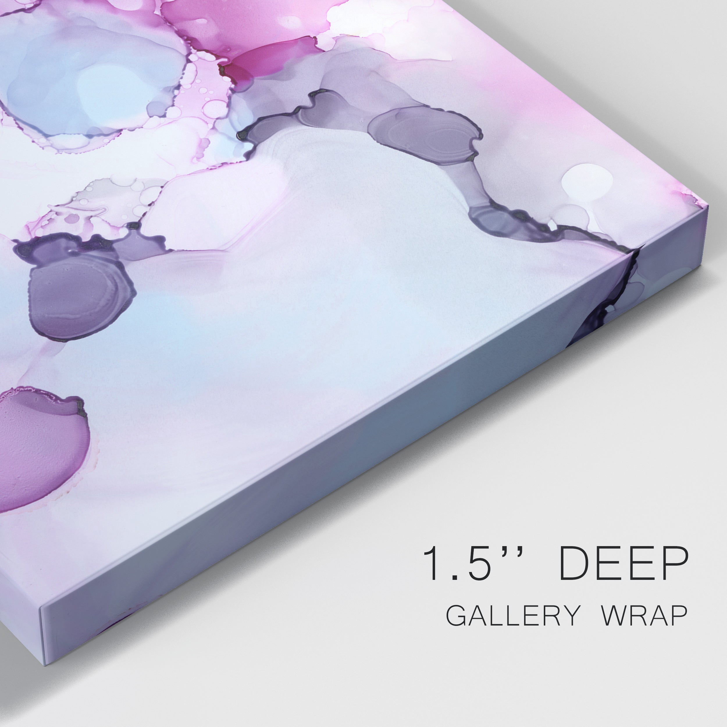 Fluid Magenta IV Premium Gallery Wrapped Canvas - Ready to Hang