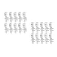 thumbnail image 6 of Masteelf 20 pcs  Clear Plastic Blinds Clips Hidden Valance Clips For Window Treatments Valance Retainer Clips Holder For Vertical Blinds Accessories, 6 of 8