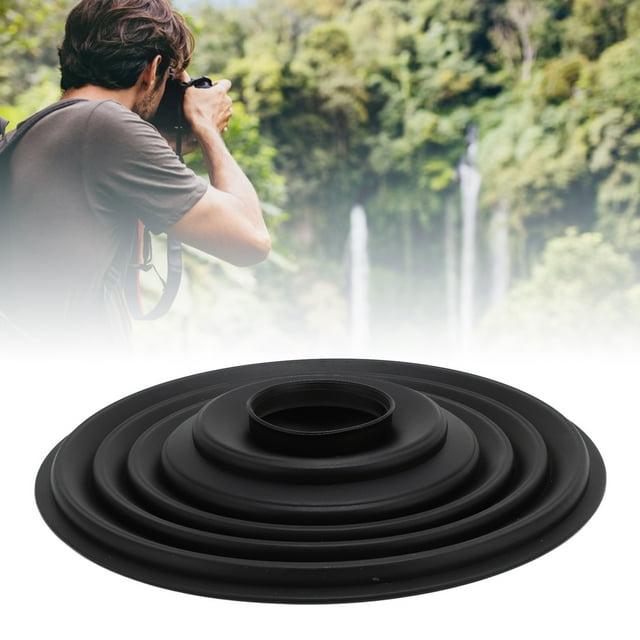 Silicone Lens Hood, Anti Reflective Camera Lens Hood, Foldable Lens Shade, DSLR Reversible Lens Hoods